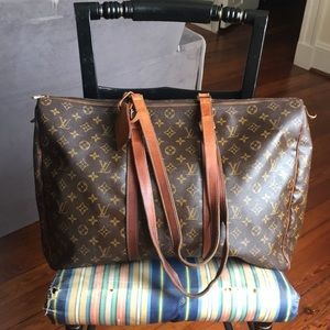 VINTAGE LOUIS VUITTON LARGE DUFFLE X-LONG STRAPS